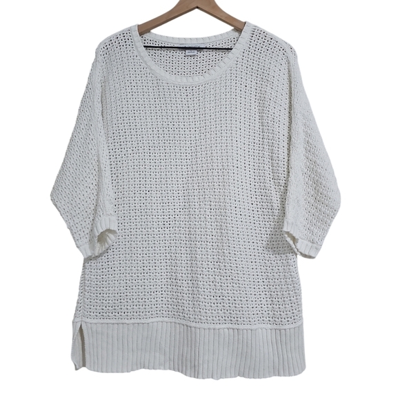 🟠 4 for $25 🟠 LIZ CLAIBORNE 3/4 SLEEVE SWEATER - Picture 6 of 7